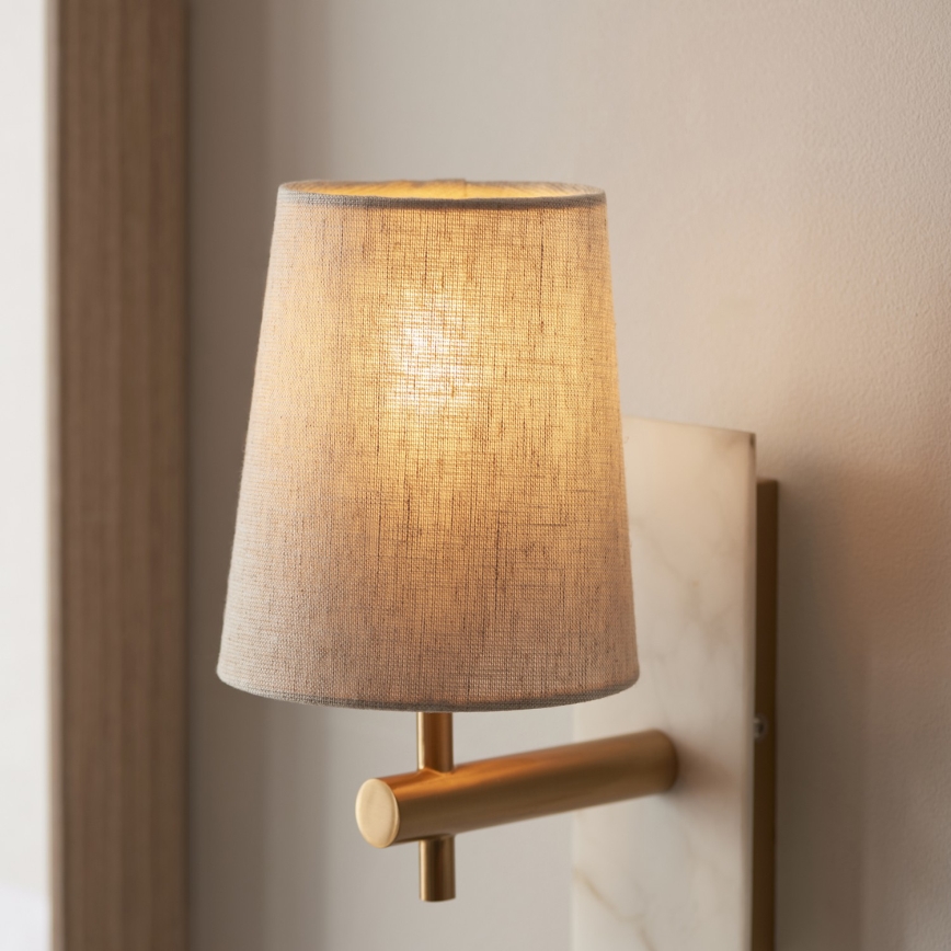 Endon 114200 - Lampada da parete 1xE14/7W/230V beige/oro