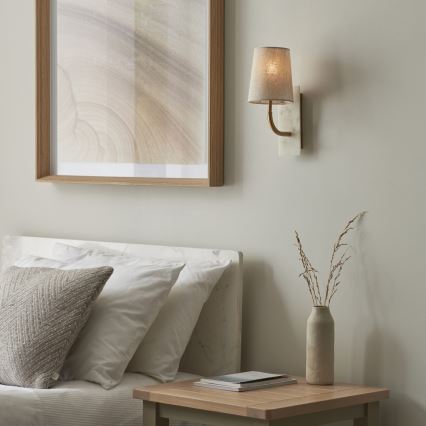 Endon 114202 - Lampada da parete 1xE14/7W/230V beige/oro
