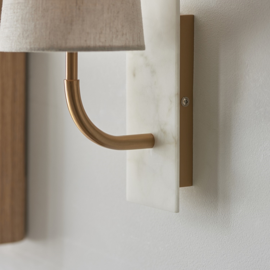 Endon 114202 - Lampada da parete 1xE14/7W/230V beige/oro