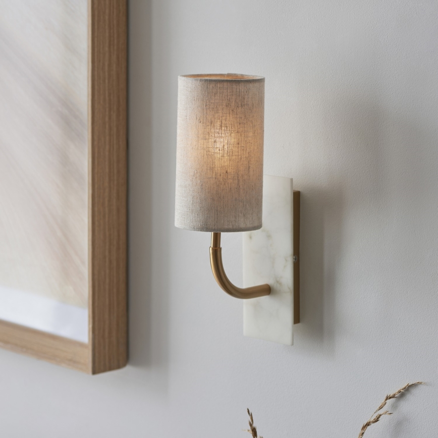 Endon 114203 - Applique da parete 1xE14/7W/230V beige/oro