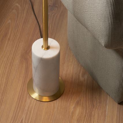 Endon 114208 - Lampada con piedistallo BERTOIA 1xE27/10W/230V ottone