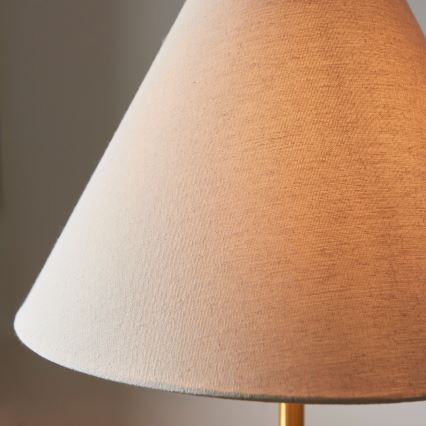 Endon 114209 - Lampada da terra 1xE27/10W/230V beige/oro