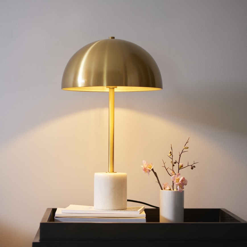 Endon 114210 - Lampada da tavolo BERTOIA 1xE14/7W/230V ottone