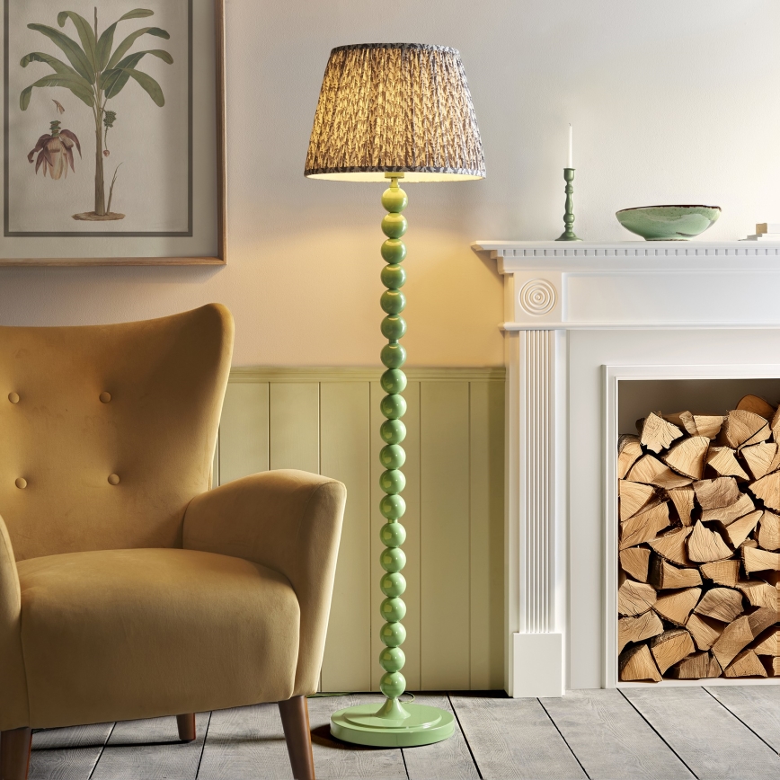 Endon 114634 - Lampada con piedistallo HIGGLEDY 1xE27/10W/230V verde/grigio