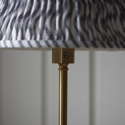 Endon 114785 - Lampada da terra ricaricabile dimmerabile a LED BURLEY LED/1,5W/5V 3600 mAh ottone/grigio