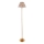Endon 114785 - LED Lampada da terra ricaricabile e dimmerabile BURLEY LED/1,5W/5V 3600 mAh ottone/grigio