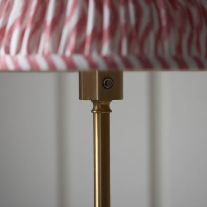 Endon 114786 - LED Lampada da terra ricaricabile e dimmerabile BURLEY LED/1,5W/5V 3600 mAh ottone/rosa