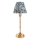 Endon 114796 - LED Lampada da tavolo ricaricabile dimmerabile BURLEY LED/1,5W/5V ottone/blu
