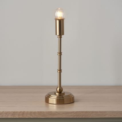 Endon 114800 - LED Lampada da tavolo ricaricabile dimmerabile BURLEY LED/1,5W/5V ottone/verde