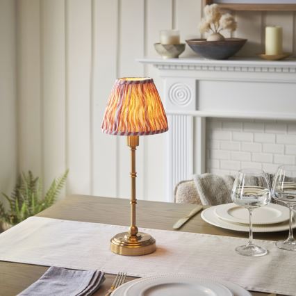 Endon 114804 - LED Lampada da tavolo ricaricabile dimmerabile BURLEY LED/1,5W/5V ottone/rosa