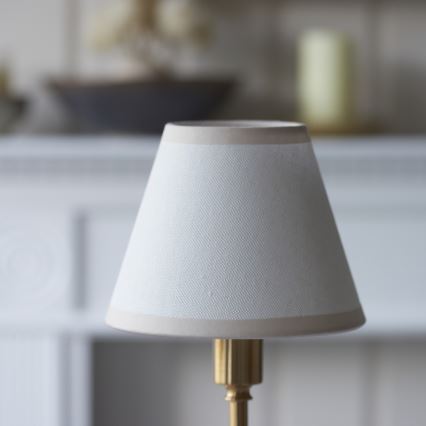 Endon 114811 - Lampada da tavolo ricaricabile dimmerabile BURLEY LED/1,5W/5V 3600 mAh ottone/bianco