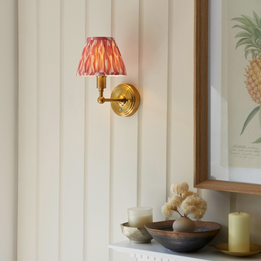Endon 114817 - LED Dimmerabile ricaricabile muro lampada BURLEY LED/1,5W/5V 3600 mAh ottone/rosa