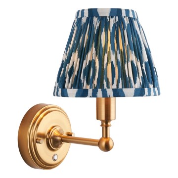 Endon 114827 - LED Dimmerabile ricaricabile muro lampada BURLEY LED/1,5W/5V 3600 mAh ottone/blu