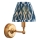 Endon 114827 - LED Dimmerabile ricaricabile muro lampada BURLEY LED/1,5W/5V 3600 mAh ottone/blu