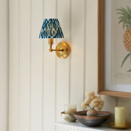 Endon 114827 - LED Dimmerabile ricaricabile muro lampada BURLEY LED/1,5W/5V 3600 mAh ottone/blu