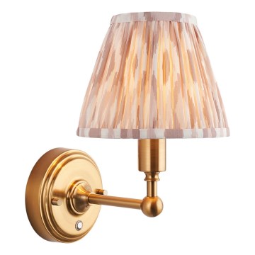 Endon 114831 - LED Dimmerabile ricaricabile muro lampada BURLEY LED/1,5W/5V 3600 mAh ottone/beige