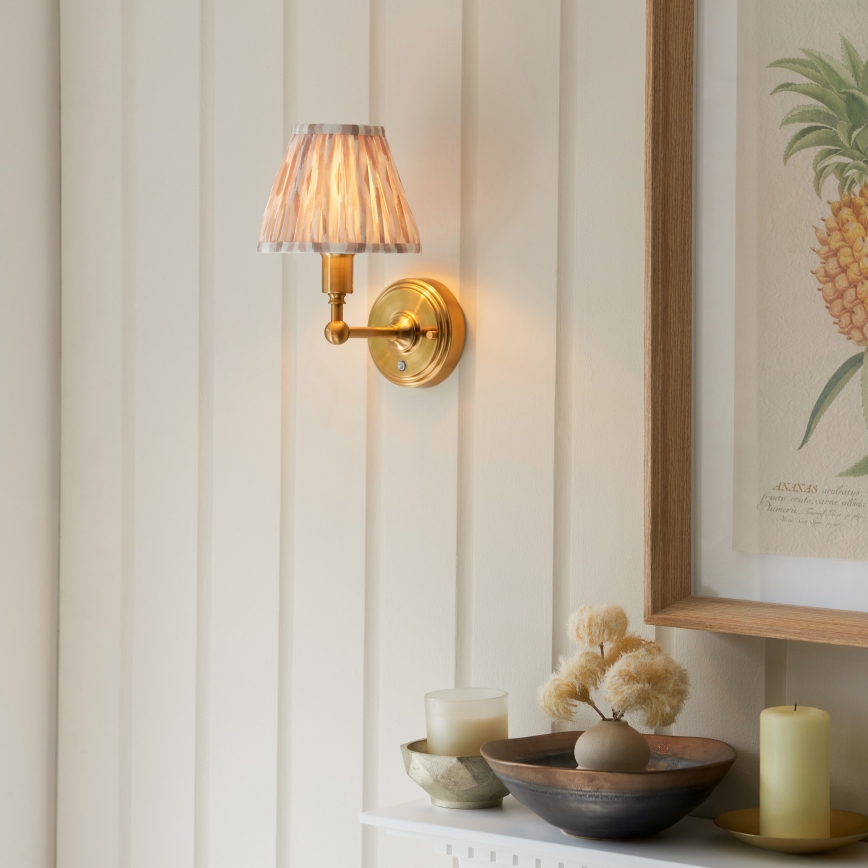 Endon 114831 - LED Dimmerabile ricaricabile muro lampada BURLEY LED/1,5W/5V 3600 mAh ottone/beige