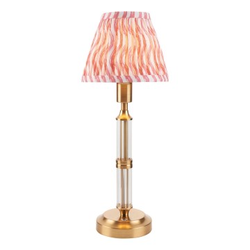 Endon 114842 - LED Lampada da tavolo ricaricabile dimmerabile MORTON LED/1,5W/5V 3600 mAh ottone/rosa