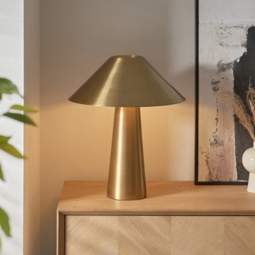 Endon 118685 - Lampada da tavolo ISAK 1xE27/10W/230V dorata