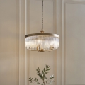 Endon 119110 - Lampadario a catena CLERMONT 5xE14/6W/230V ottone