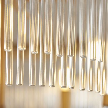 Endon 119110 - Lampadario a catena CLERMONT 5xE14/6W/230V ottone