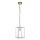 Endon 119142 - Lampadario a catena HAMMOND 1xE27/10W/230V 17x17 cm in ottone