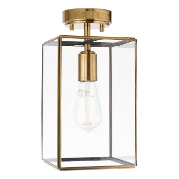 Endon 119143 - Plafoniera HAMMOND 1xE27/10W/230V ottone