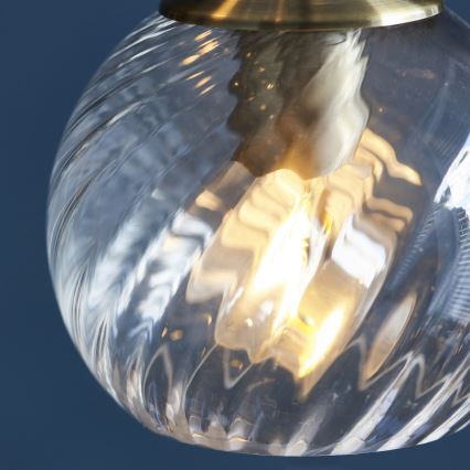 Endon 119435 - Lampadario sospeso su cavo ALLEGRA 5xE14/7W/230V ottone