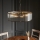 Endon 119455 - Lampadario a catena RIDGETON 8xE14/7W/230V cromo opaco