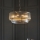 Endon 119456 - Lampadario a catena RIDGETON 8xE14/7W/230V cromo satinato