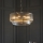 Endon 119456 - Lampadario a catena RIDGETON 8xE14/7W/230V in ottone