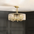 Endon 119609 - Lampadario a stelo VISCONTI 3xE14/6W/230V ottone