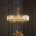 Endon 119611 - Lampadario a catena VISCONTI 8xE14/6W/230V ottone