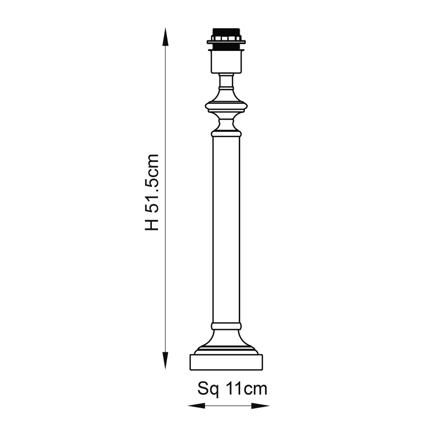Endon 119972 - Lampada da tavolo AVEBURY 1xE27/10W/230V ottone/grigio