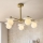 Endon 120037 - Lampadario a stelo CERCHIO 5xG9/5W/230V ottone