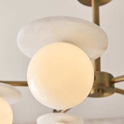 Endon 120037 - Lampadario a stelo CERCHIO 5xG9/5W/230V ottone