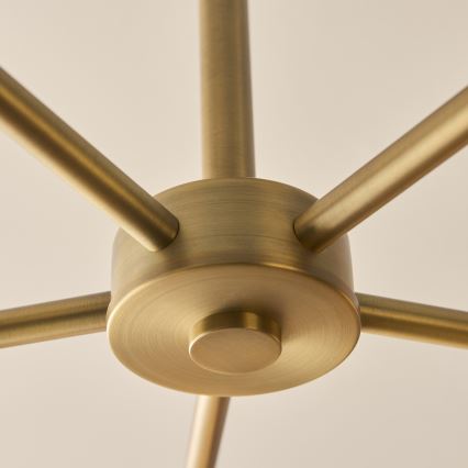 Endon 120037 - Lampadario a stelo CERCHIO 5xG9/5W/230V ottone
