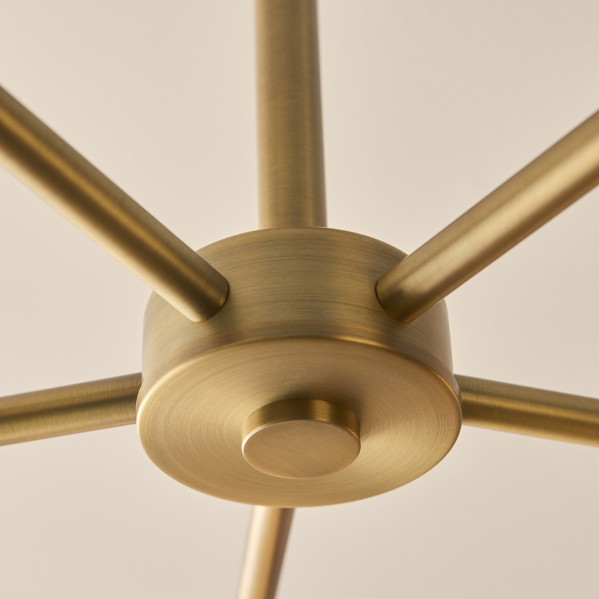 Endon 120037 - Lampadario a stelo CERCHIO 5xG9/5W/230V ottone