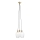 Endon 120656 - Lampadario a sospensione con cavo 3xE27/10W/230V ottone