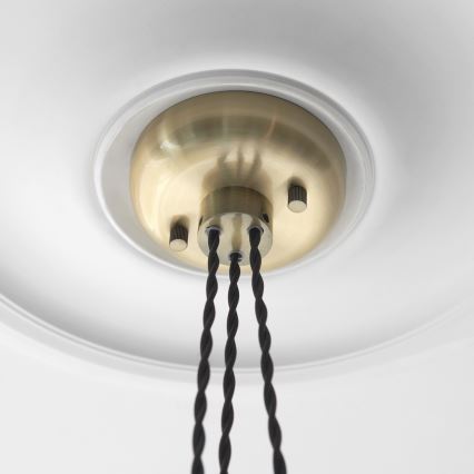 Endon 120656 - Lampadario a sospensione con cavo 3xE27/10W/230V ottone