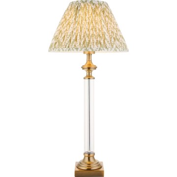 Endon 122515 - Lampada da tavolo AVEBURY 1xE27/10W/230V ottone/verde