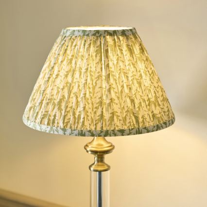 Endon 122515 - Lampada da tavolo AVEBURY 1xE27/10W/230V ottone/verde