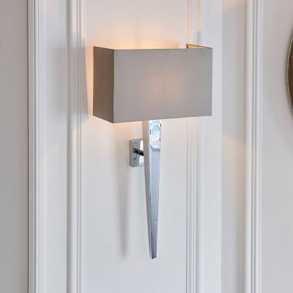 Endon 56706 - Applique MORETO 1xE14/7W/230V cromo lucido/grigio