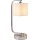 Endon 57917 - Lampada da tavolo dimmerabile CANNING 1xE14/40W/230V cromo lucido/bianco
