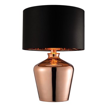 Endon 61149 - Lampada da tavolo WALDORF 1xE27/10W/230V rame/nero