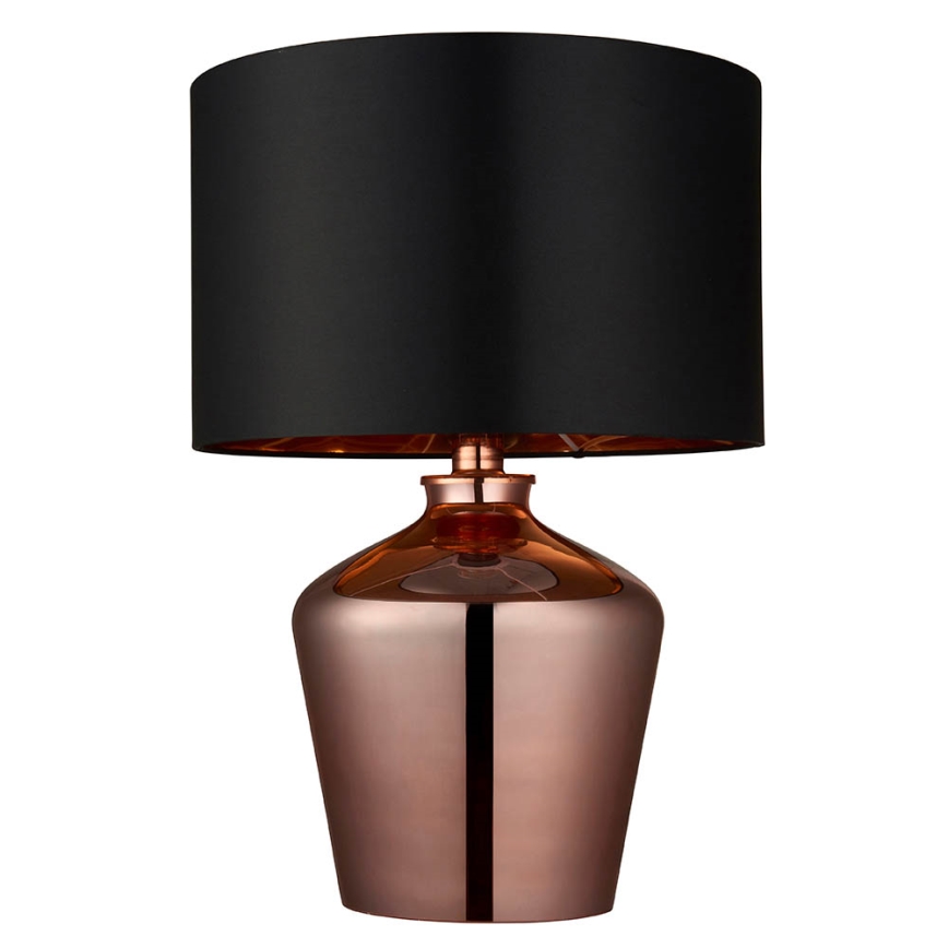 Endon 61149 - Lampada da tavolo WALDORF 1xE27/10W/230V rame/nero