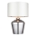 Endon 61198 - Lampada da tavolo WALDORF 1xE27/10W/230V cromo lucido/bianco