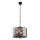 Endon 61281 - Lampadario a sospensione CLOONEY 4xE14/40W/230V nero/vetro fumé