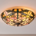 Endon 63922 - Lampada da soffitto Tiffany ASHTON 2xE27/60W/230V Ø 45 cm