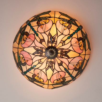Endon 63922 - Plafoniera ASHTON 2xE27/60W/230V diametro 45 cm
